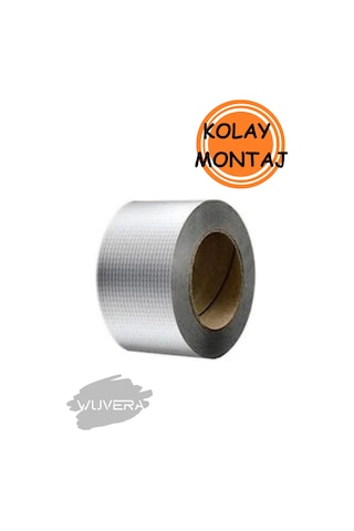 Wuvera Süper Güçlü Su Sızdırmaz Çamur Bant 48mm X 2m Tamir Çatlak Boru Bandı. Çatı Izolasyon Bandı - 48mm X 2m