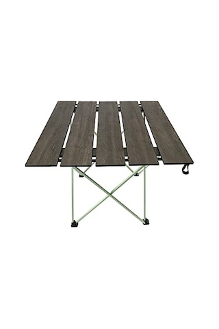 Table Ones-a Ahşap Katlanır Kamp Piknik Masası Büyük Boy Açık Ceviz