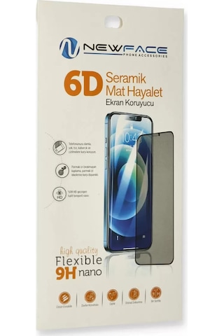 Newface Samsung Uyumlu Galaxy A21s 6d Mat Seramik Hayalet Nano Ekran Koruyucu,