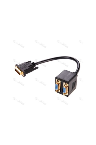 Dvi 2X Vga Y Kablosu 4972P Çoklayici 24+5 Switch Spitter Çoğaltic