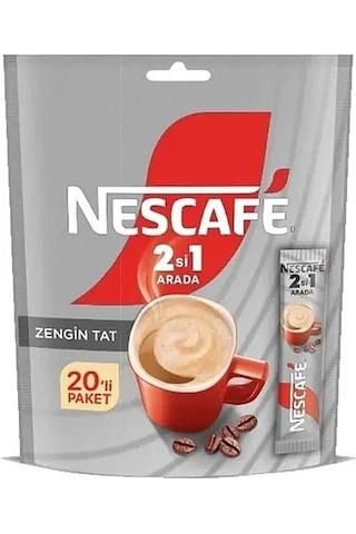 Nescafe 2si1 Arada Hazır Kahve Poşet 10 Gr 20 Adet Hazır