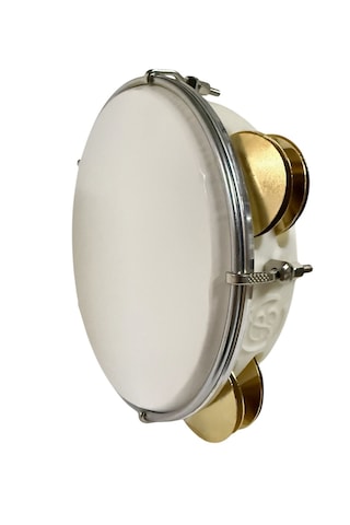 Fasıl Tefi Profesyonel Carbon Beyaz Renk Kasnak Beyaz Film