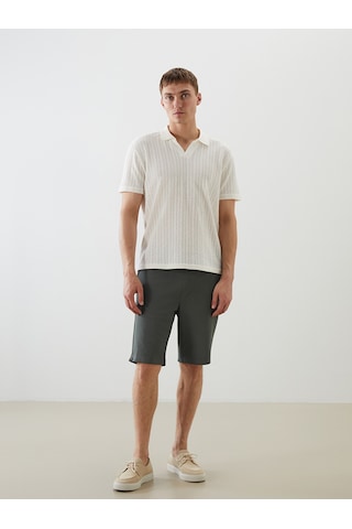 Lcw Vision Petrol Slim Fit Erkek Şort