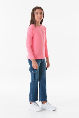Fullamoda Fitilli Bisiklet Yaka Kız Çocuk Body 24mcck7376206614-pembe 24MCCK7376206614-Pembe