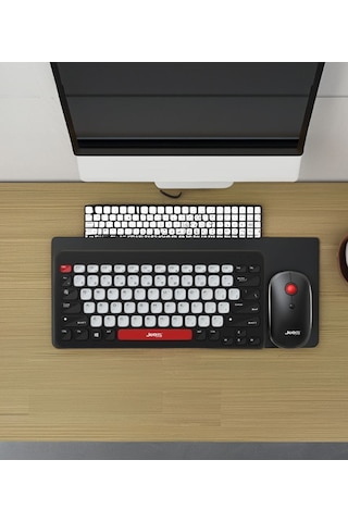 Ws681 Android Ve Smart Tv İçin Klavye Mouse Set - Kablosuz Klavye Mouse Seti Slim Kasa Optik