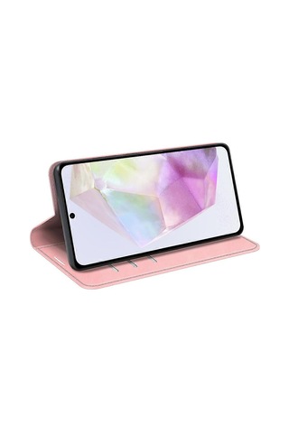 Samsung Galaxy A36 5g/a56 5g Kılıf Skin-touch Deri Cüzdan Telefon Kılıfı-gri Çok Renkli