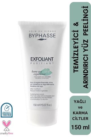 Byphasse Yağlı ve Karma Ciltler için Temizleyici ve Arındırıcı Yüz Peeling 150 ML