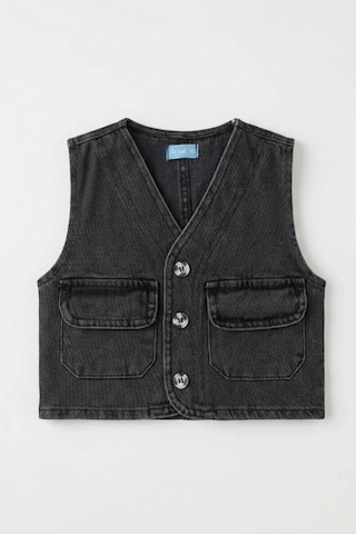 La Ciel Paris Çocuk Denim Yelek Antrasit