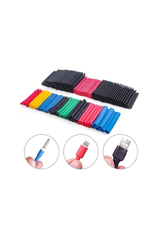 560 Parça Set Isıyla Daralan Makaron Kablo Koruyucu Kılıf 5332