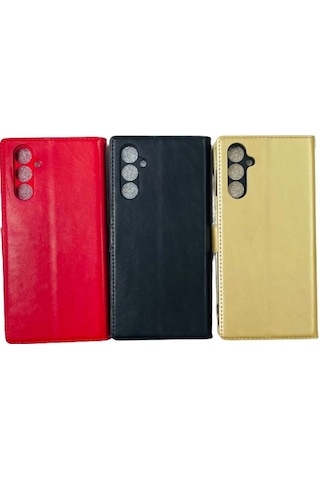 Samsung Galaxy Uyumlu A14 Kapakli Cüzdanli Korumali Kilif