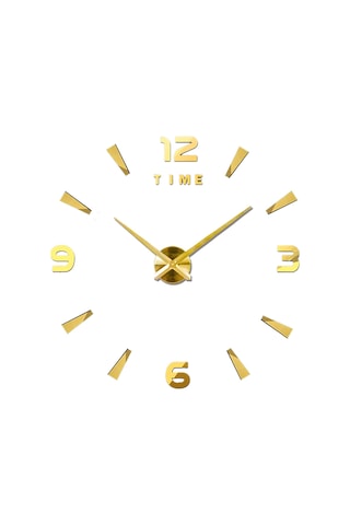 Monyee Eva Materyal Akıllı Duvar Saati, Sessiz Hareket, Doğru Zaman, Modern Dekoratif Ev Aletleri, Altın Renk Pil Dahil Değil Ea015 Diğer