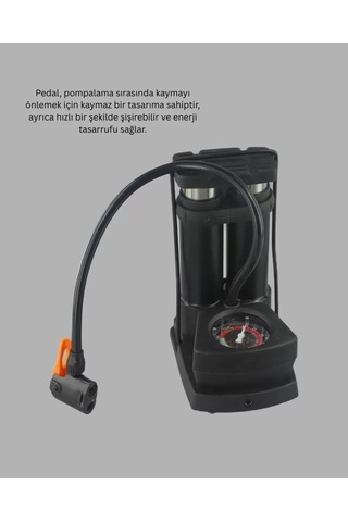 Home Ayak Basmalı Hava Pompası Şişme Ürünler Ve Lastikler İçin