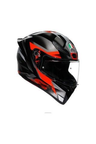 Agv Kask/k1 S E2206 Fastlap Conf. Kask Kırmızı Beyaz Siyah