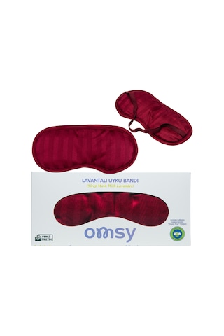 Omsy Lavantalı Uyku Bandı Bordo 1 Adet
