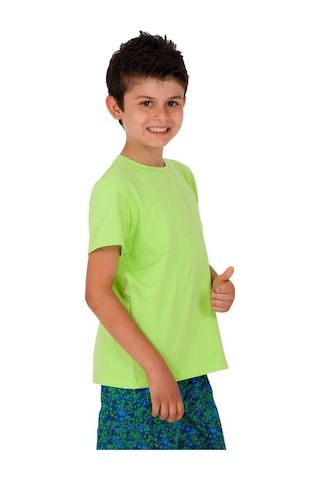 The Don Aile Yeşil-Lacivert Desenli Erkek Çocuk Pijama Takımı (9-