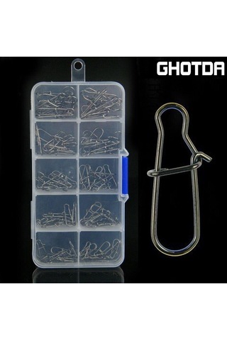 100pc Nie Fastlock Snap Ana Hat Alt Hat Balıkçılık Konnektör Aksesuarları Mücadele