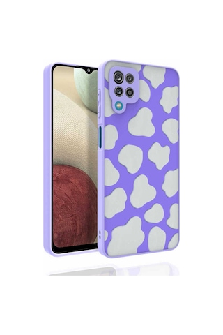 Galaxy M33 Kılıf Desenli Kamera Korumalı Parlak Zore Nora Kapak NO6