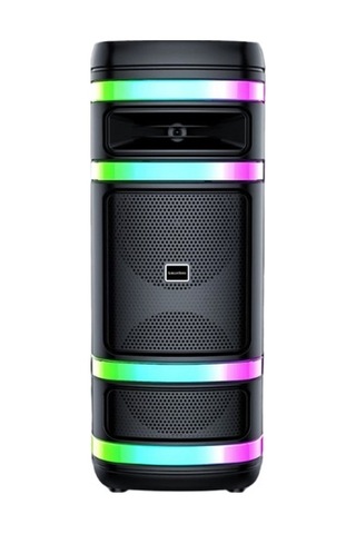 Delux Serisi Kablosuz Mikrofonlu Hoparlör - Party Box Speaker Bahçe Müziği Seyyar Ses Kaliteli Müzik