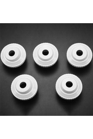 Anjiexun 5 Adet/takım Yüzme Havuzu Havuz Nozulu Nozul Ağızlık Göz Küresi 1,5 İnç Beyaz