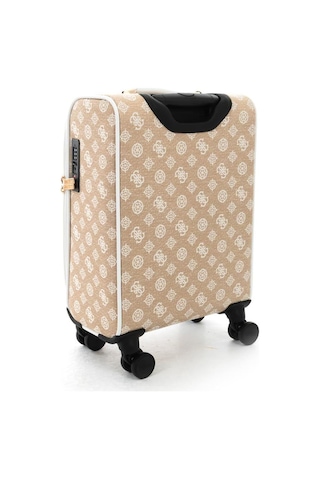 Kadın Beyza 4g Ve Peony Logolu Valiz - Beyaz Beyaz