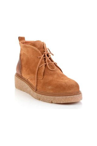 Bambi Taba Hakiki Deri Kadın Bot & Bootie K02028011002 Taba