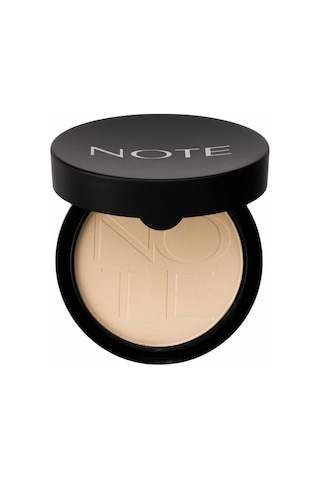 Note Cosmetics Luminous Silk Compact Powder 01 Beige Mat Bitişli Toz Yüz Pudrası Beige