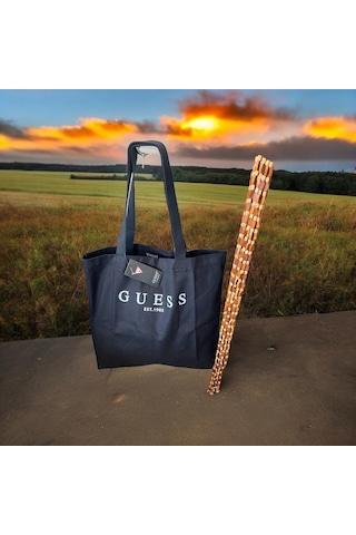 Guess-plaj-ve-günlük Kullanım İçin İdealdir Genişlik-49-derinlik-41- Vintage Lacivert