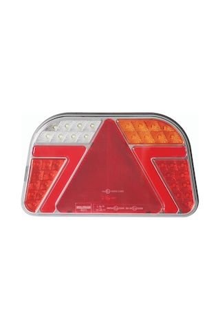 Wolfram 10v-30v Stop Lambası Neon Ledli 7 Fonksiyonlu 241 140 44 Mm E9 Sağ