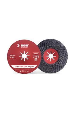 Sgs Turbo Fiber Disk Zımpara 115 Mm Sgs288