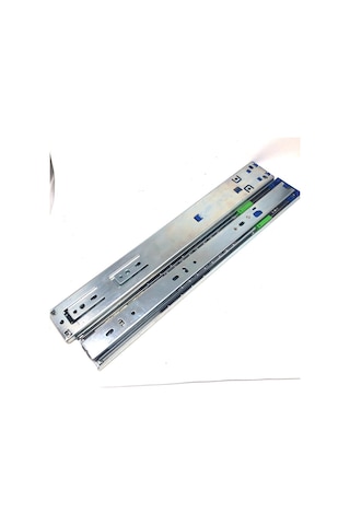 Minnes Frenli Teleskopik Çekmece Rayı H46Mm - 55Cm Gri