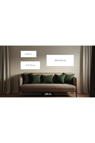 5121-k Hüsn-i Hat Kelime-i Tevhid Talik Kanvas Tablo
