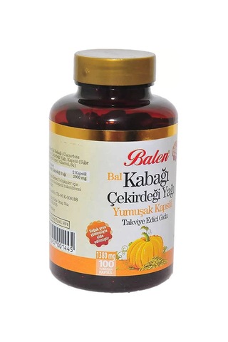 Bal Kabağı Çekirdeği Yağı Yumuşak 100 Kapsül