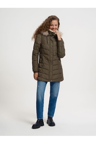 LOFT Regular Fit Kadın Mont Lf2033576 Q1.v1 Haki
