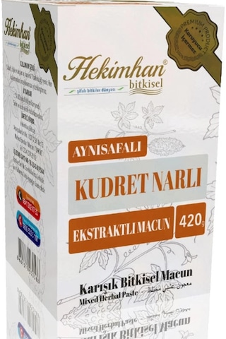 Hekimhan Bitkisel Aynısafalı Kudret Narlı Ekstraktlı Macun 420 G