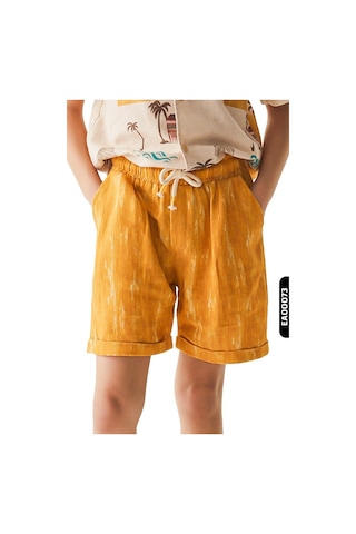 Nk Kids Xo Kids Erkek Neptün Şort 4-8 Yaş 66505 Sarı