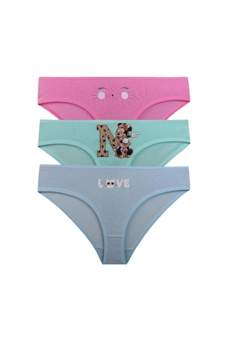 Sensu Kız Çocuk Pamuklu 6'lı Külot Set - Kıds2700 Model-1 Model1