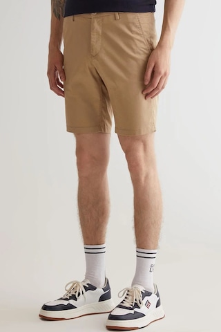Gant Men's Slim Fit Chino Bermuda Shorts Erkek Dar Kesim Kanvas Bermuda Şort Bej