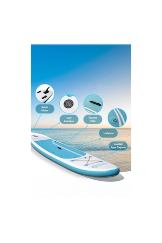 Firstop Suppaddleboard Seti 335x79x15cm Ws Lagoon Kürek+ Pompa Sup Board Sp335-15s