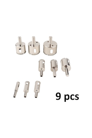 Merttools 9 Parça Elmas Kaplama Delik Delme Uç Seti 6 30 Mm