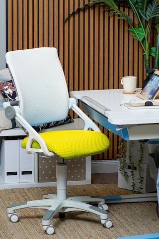 Creo Mobili Yükseklik Ve Sırt Ayarlı Sirius Çalışma Sandalyesi Ofis Ve Bilgisayar Koltuğu Beyaz/sarı Gri