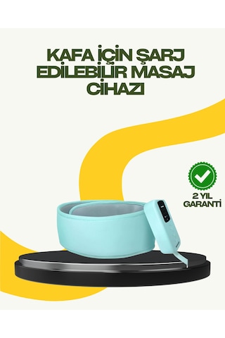 Isıtmalı Baş Masaj Aleti Rahatlatıcı Ve Gerginlik Giderici Tasarım