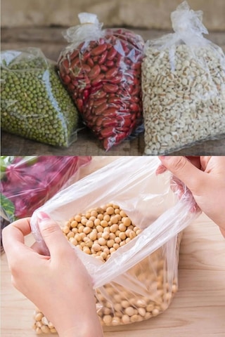 Naksan Arma Şeffaf Naylon 5 Lik 30 x 52 CM. Bakkaliye Poşeti Torbası - 1 KG. - Ort. 85 Adet - 10 Paket
