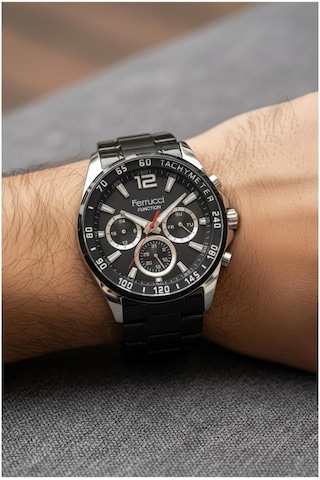 Ferrucci Fcf 0625 03577m.03 Erkek Kol Saati Metalik Gri