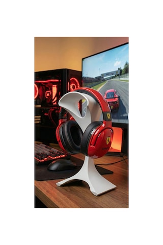 Fandora Modern Minimalist Masaüstü Kulaklık Standı - Gamer Headset Askısı Tutucu Beyaz
