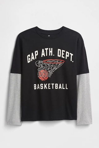 Gap V-ls Elv Çocuk Tişört SIYAH