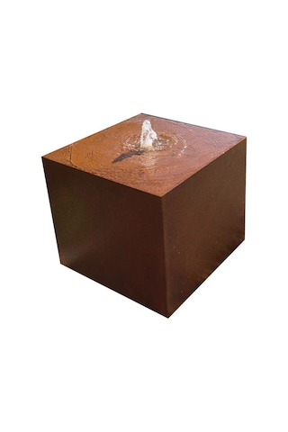 Corten Dikdörtgen Su Tablası
