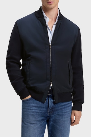 Boss Regular Fit Kolej Yaka Fermuarlı Hırka Erkek Hırka 50565508 404 Lacivert