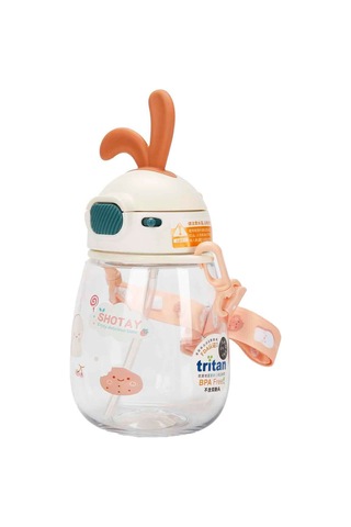 Shotay Rabbıt Tritan Matara 600 Ml Çok Renkli