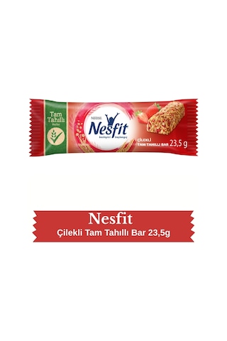 Nestlé Nesfit Çilekli Tam Tahıllı Bar 32 x 23.5 G
