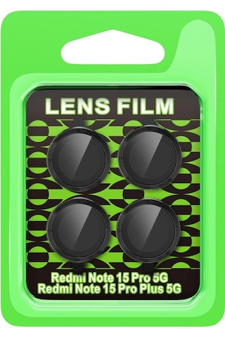 Note 15 Pro Plus 5g Raze Metal Kamera Lens - Siyah